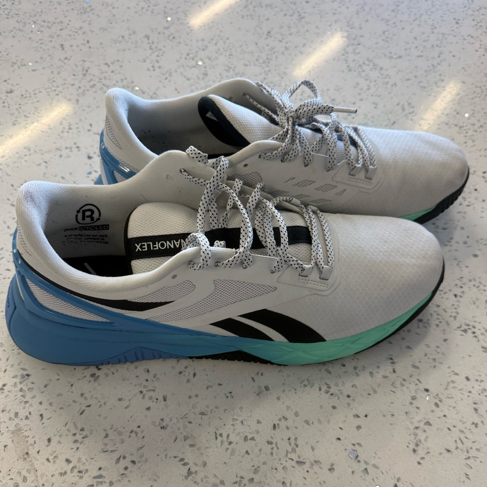 Reebok Nanoflex TR 'Grey Essential Blue' training shoes 12